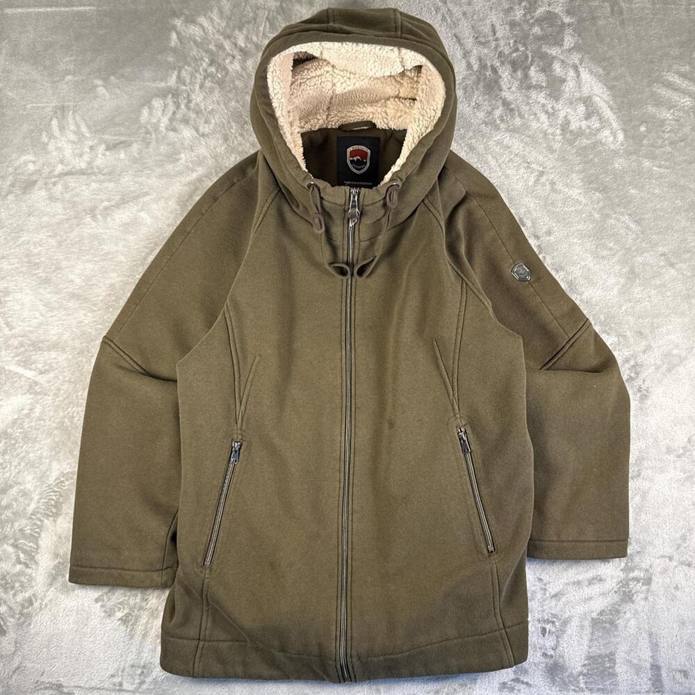 1 Madison Expedition Heritage Collection Sherpa Lined Fleece Hooded Jacket XXL